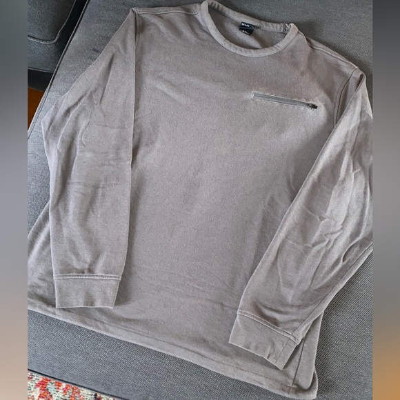 Grand AC Mens Activewear Sweatshirt - Gray, Size XXL - Picture 3 of 7